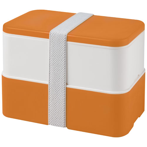 Lunch box promotionnelle 700ml MIYO Orange et Blanc